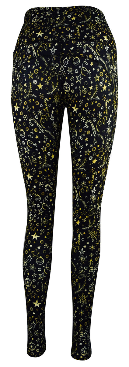 Festive Magic Pocket Leggings – Llama Leisure