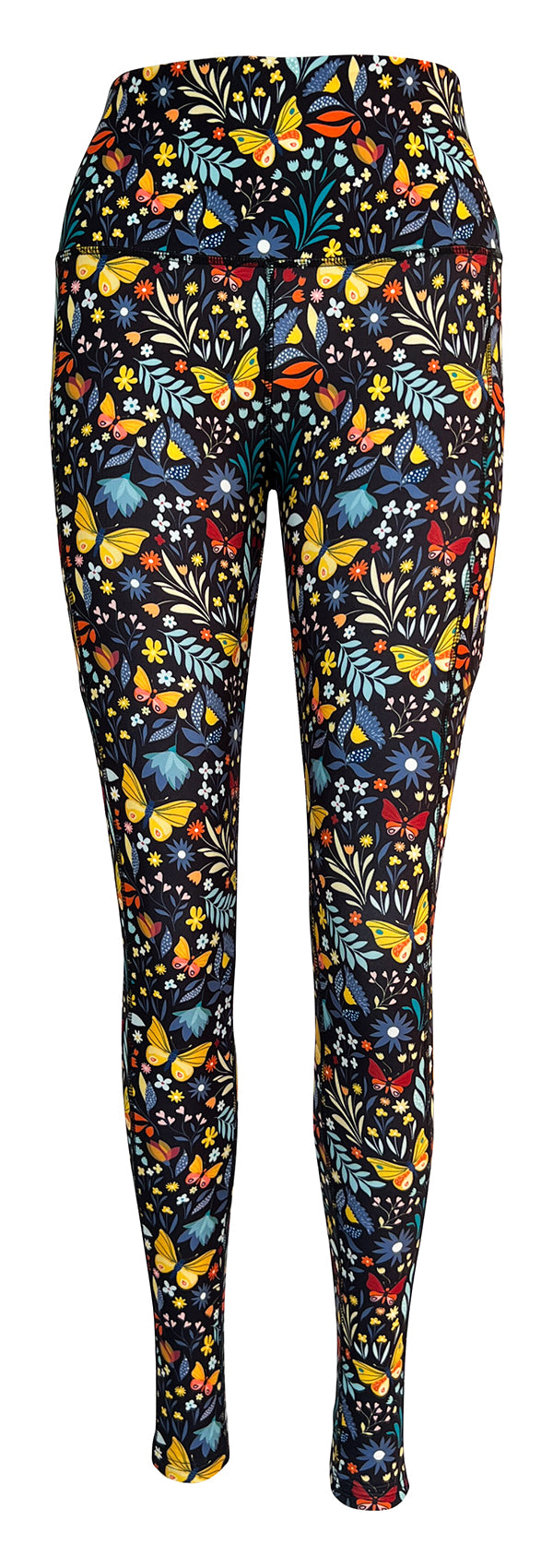 Butterfly Garden Pocket Leggings Llama Leisure