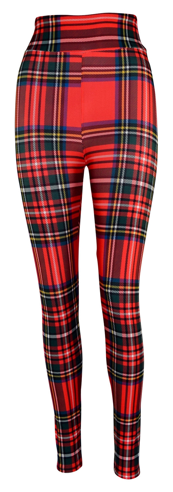 Traditional Tartan Leggings Red Tartan Llama Leisure