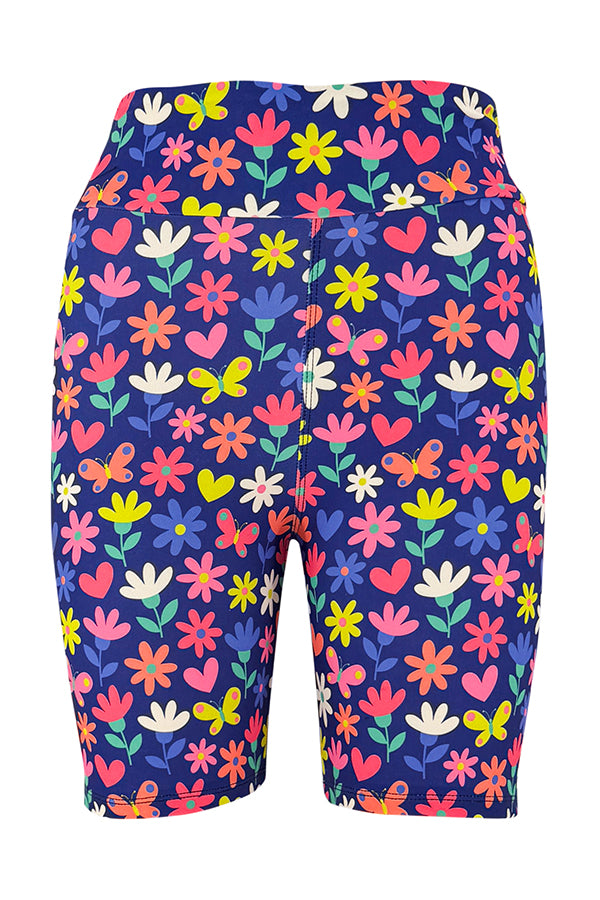 Flutterby Flowers Shorts | Floral Print | High Waisted – Llama Leisure