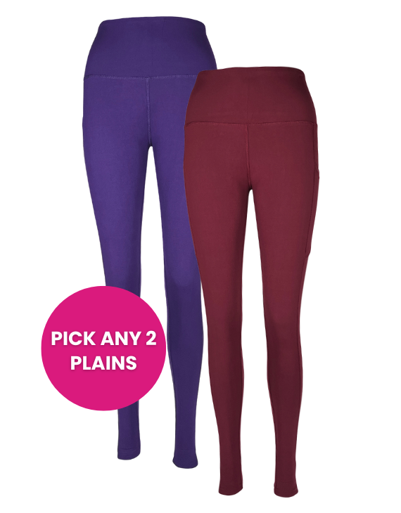 Double Delight Pocket Leggings Bundle