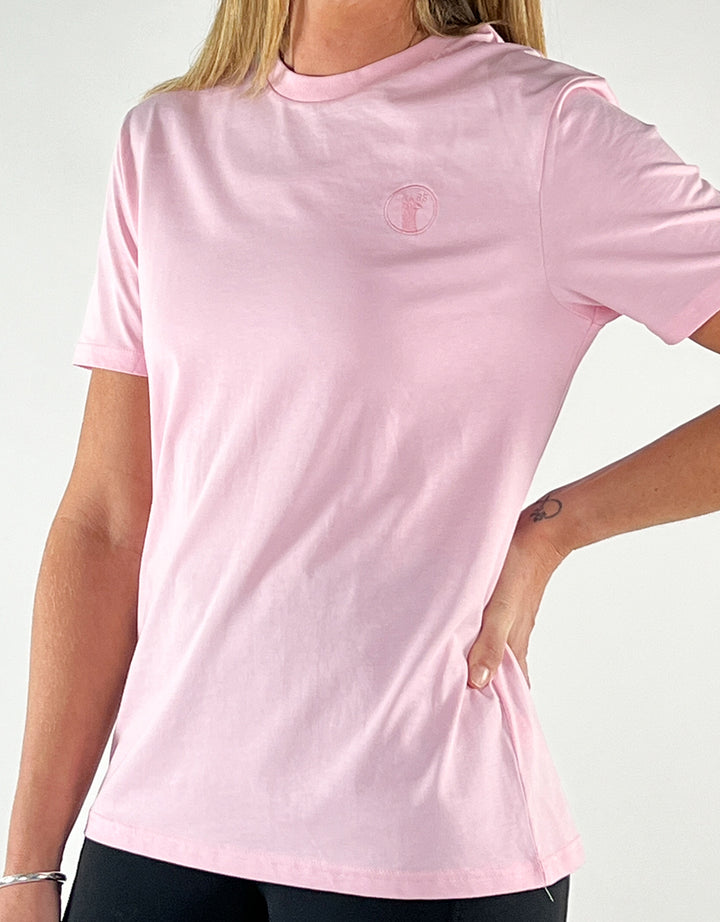 Baby Pink Casual Llama T-Shirt-Casual T-Shirt