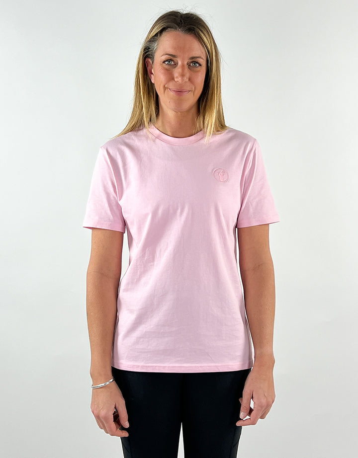 Baby Pink Casual Llama T-Shirt-Casual T-Shirt