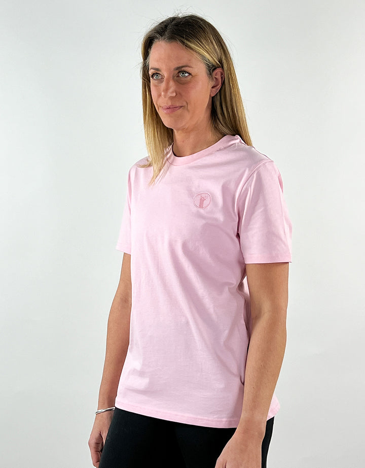 Baby Pink Casual Llama T-Shirt-Casual T-Shirt