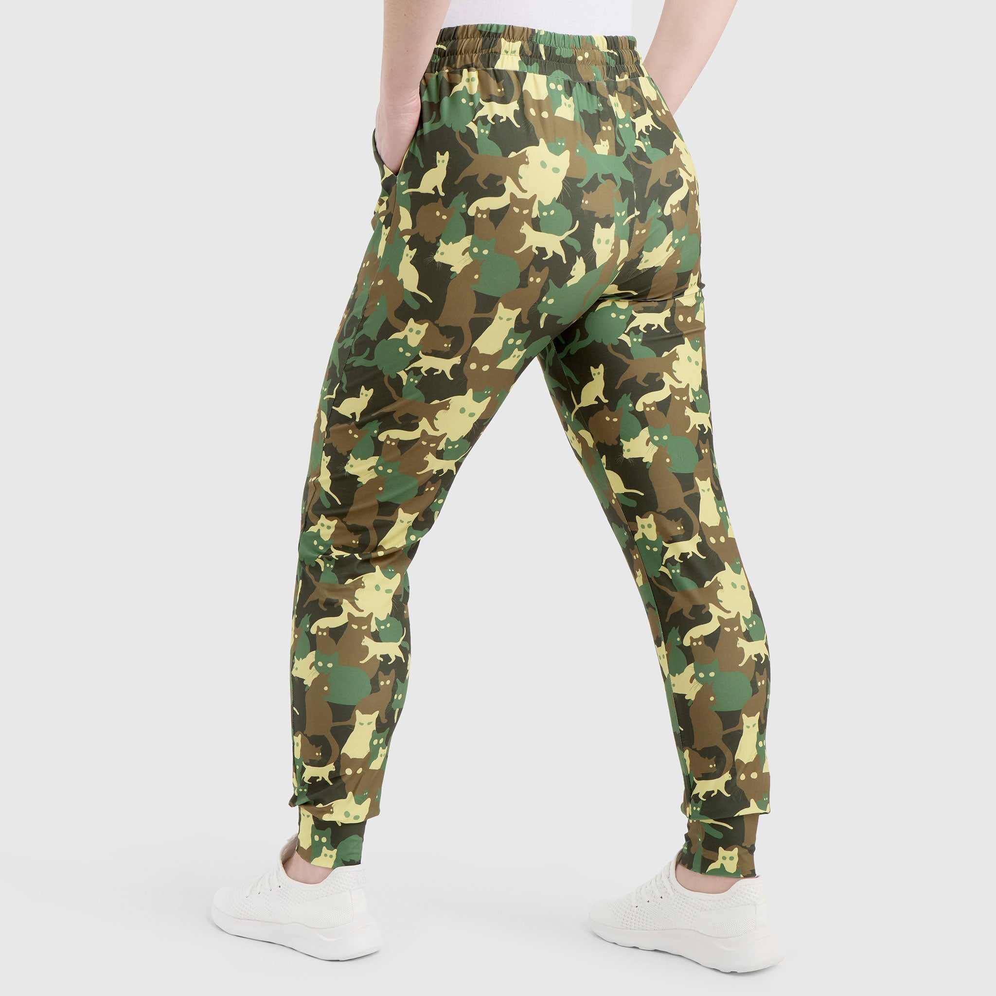 Catoflage Joggers | Cat Camo Print | Fun & Stretchy Fit – Llama