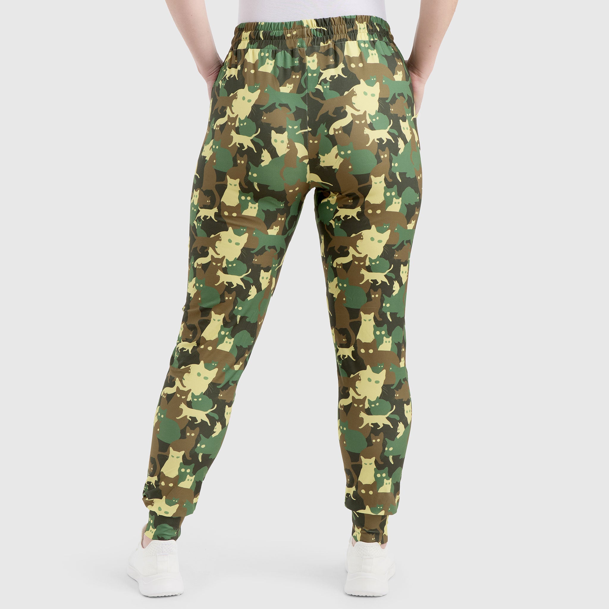 Catoflage Joggers | Cat Camo Print | Fun & Stretchy Fit – Llama