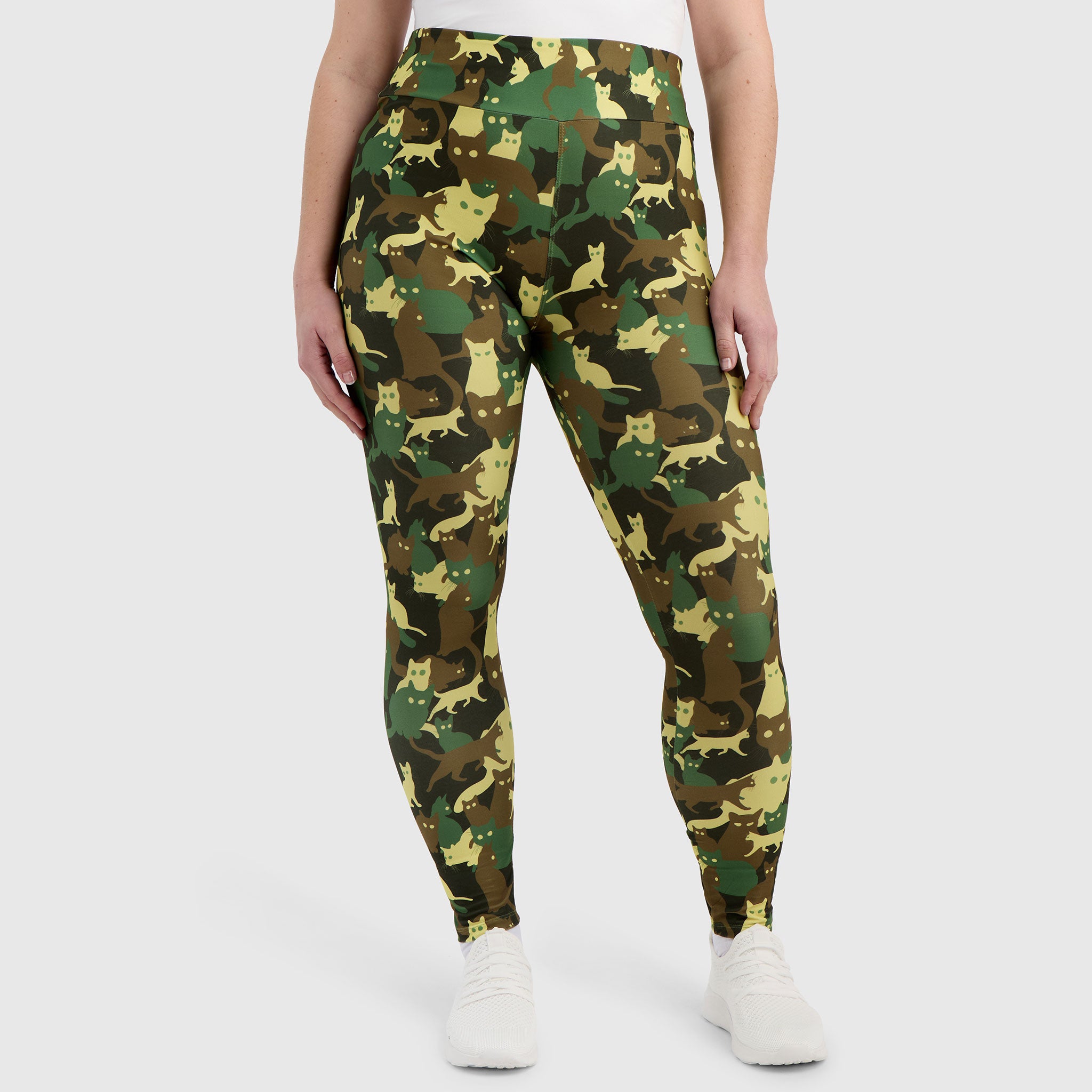 Catoflage Leggings - Cat Leggings - Llama Leisure