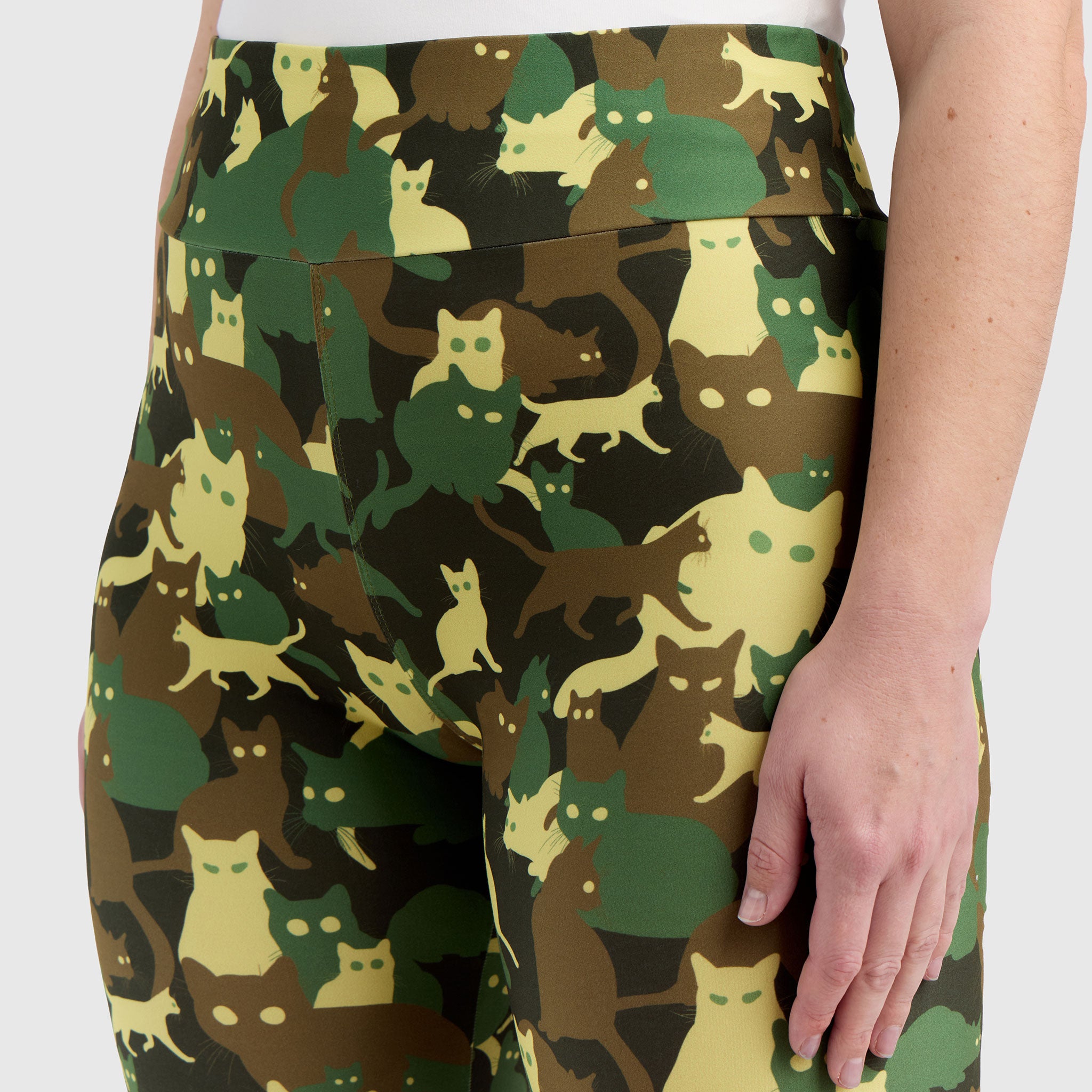 Catoflage Leggings - Cat Leggings - Llama Leisure