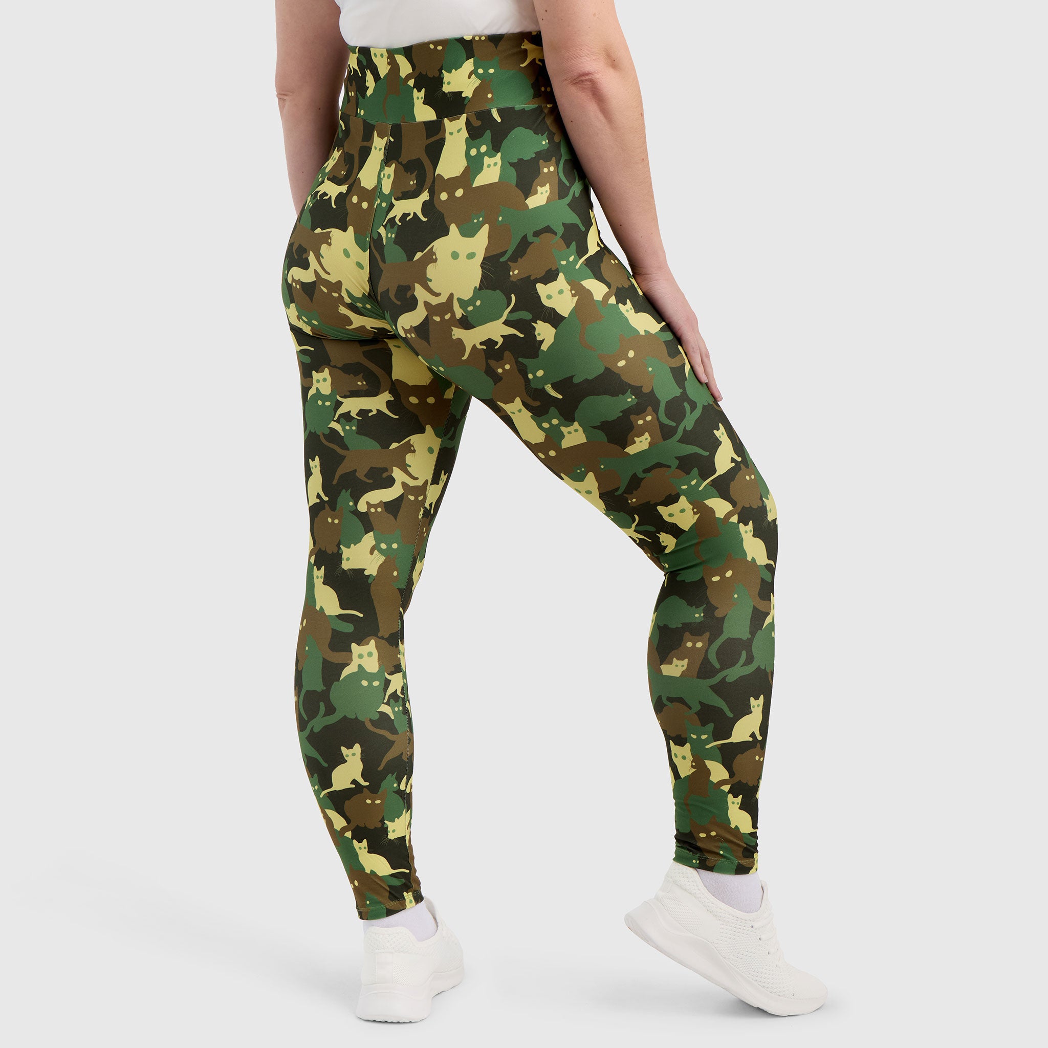 Catoflage Leggings - Cat Leggings - Llama Leisure