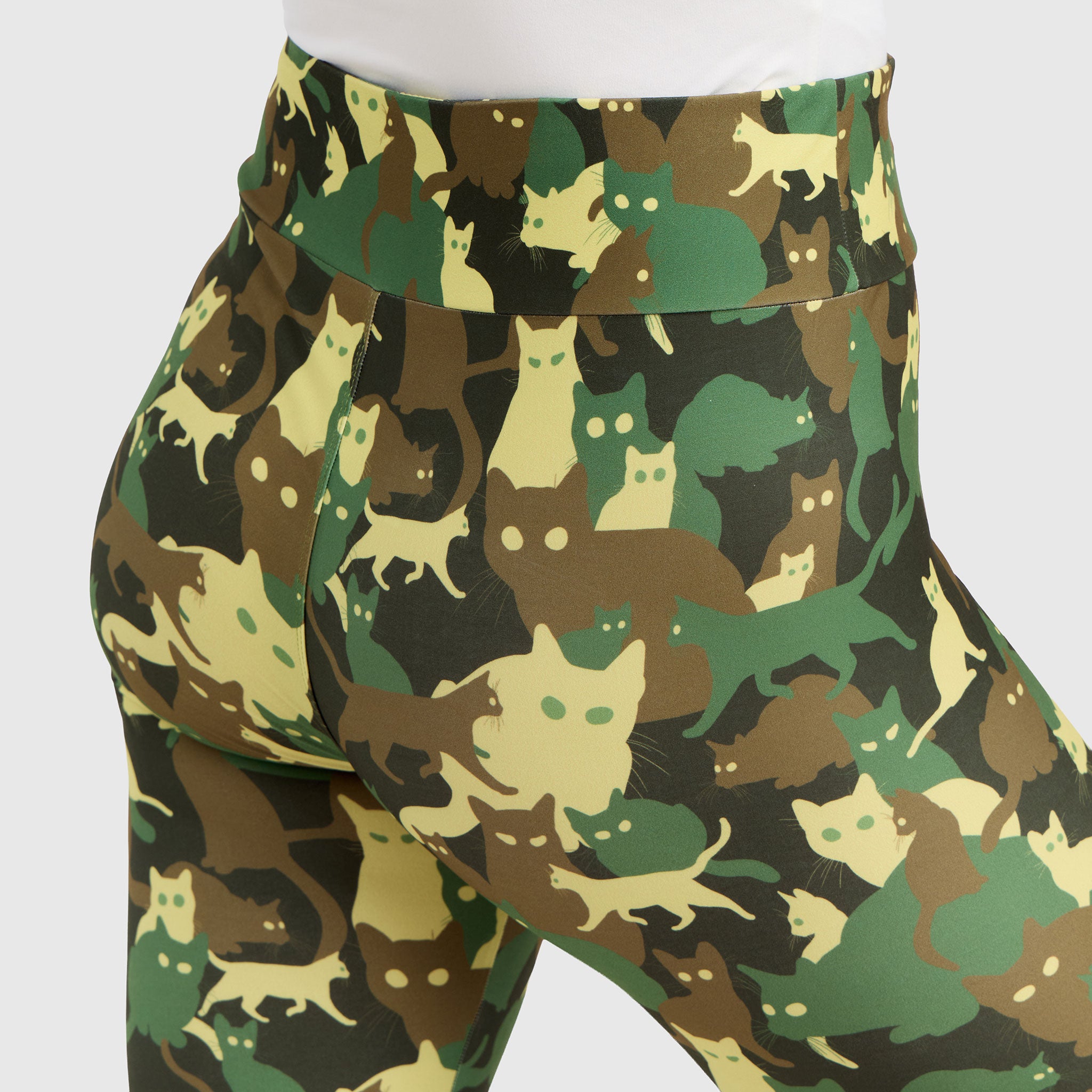 Catoflage Leggings - Cat Leggings - Llama Leisure