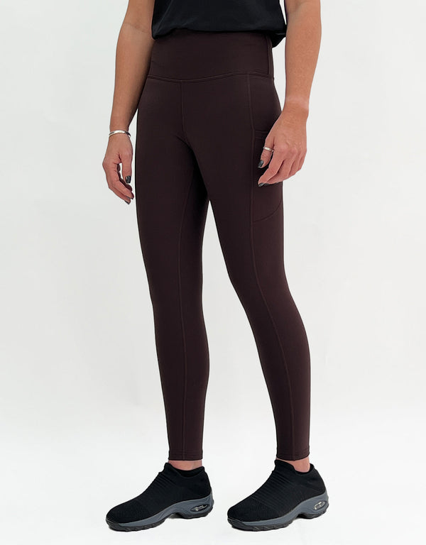 Mocha Magic Winter-Lined Thermal Leggings