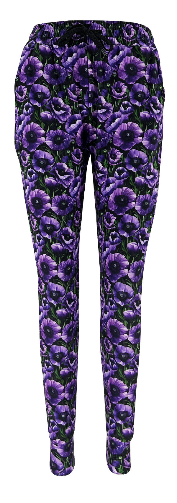 Purple Poppies Joggers