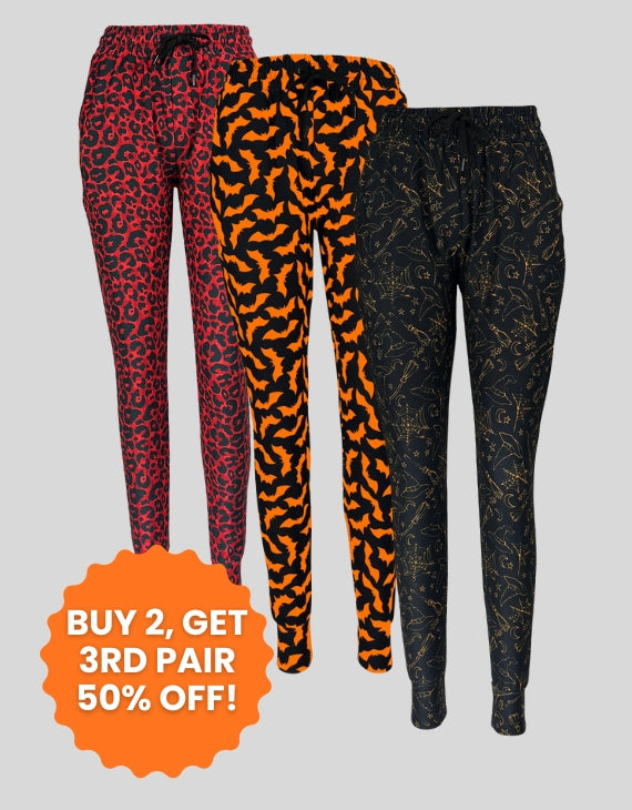 Halloween Triple Treat Bundle: 3rd Pair 50% OFF (Joggers)