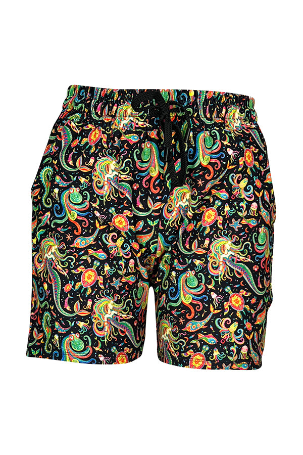 Ocean Odyssey Jogger Shorts-Jogger Shorts