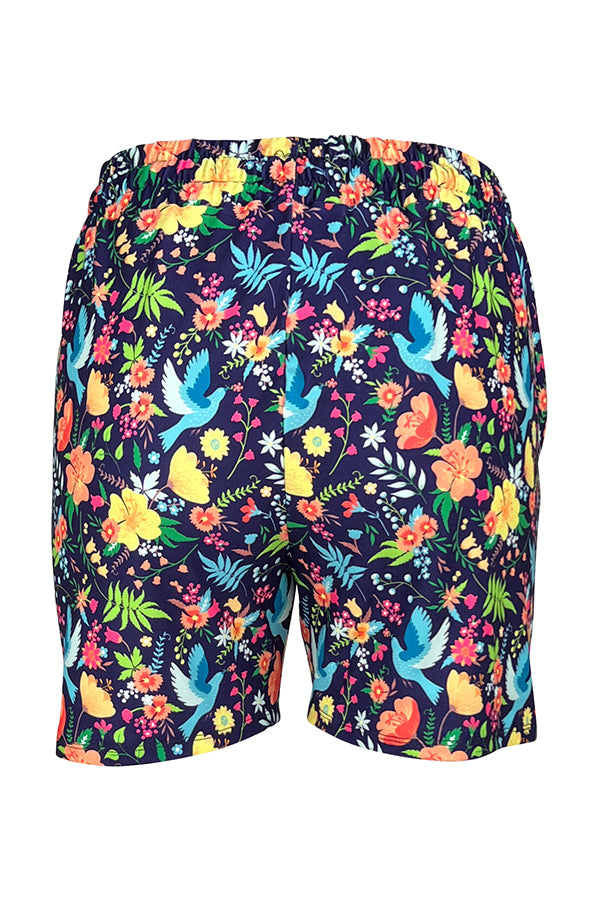 Paradise Birds Jogger Shorts-Jogger Shorts