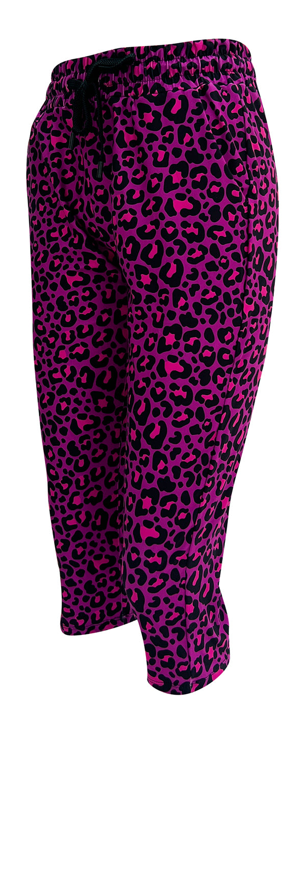 Purple Leopard Joggers-Joggers