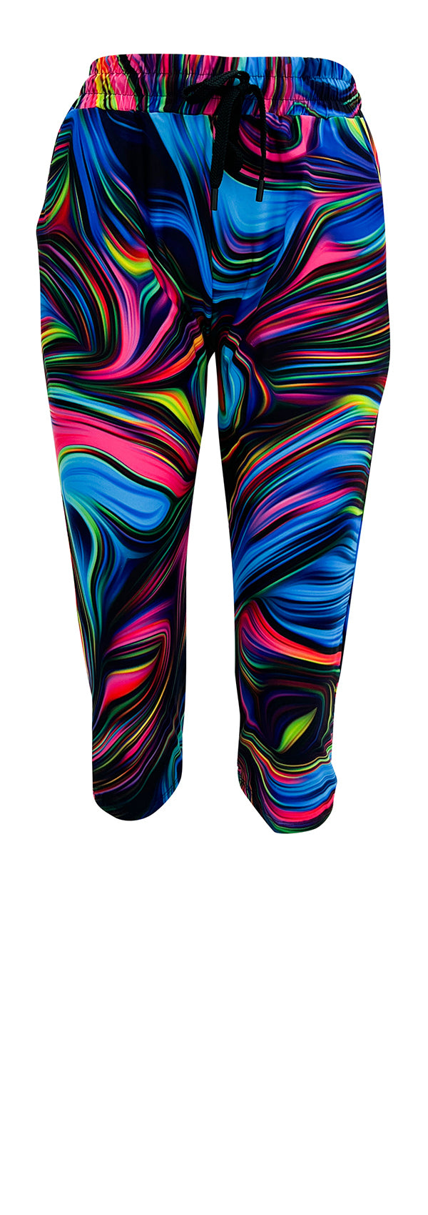 Neon Swirl Joggers-Joggers