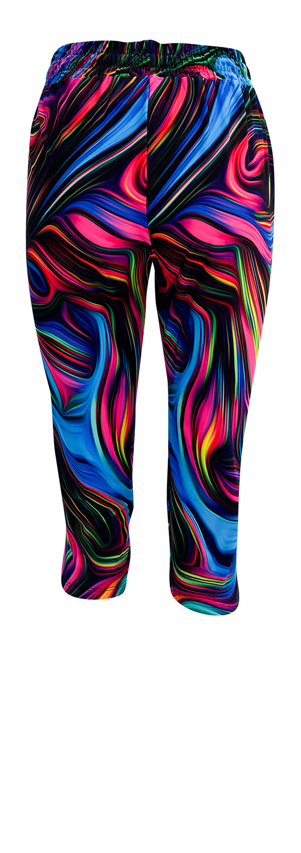 Neon Swirl Joggers-Joggers