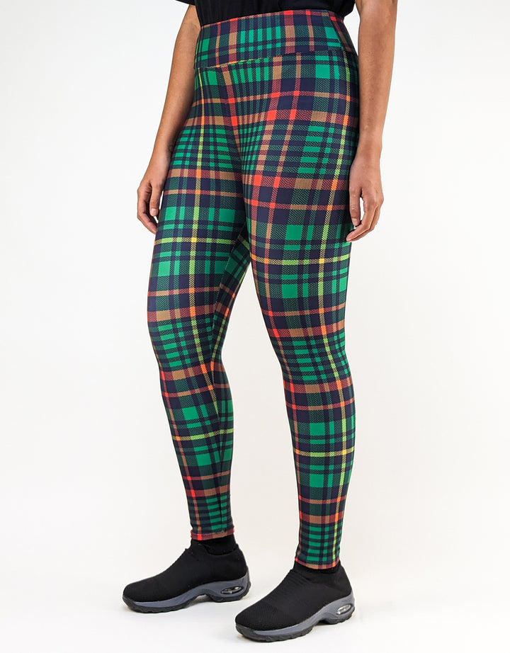 Christmas Tartan-Adult Leggings