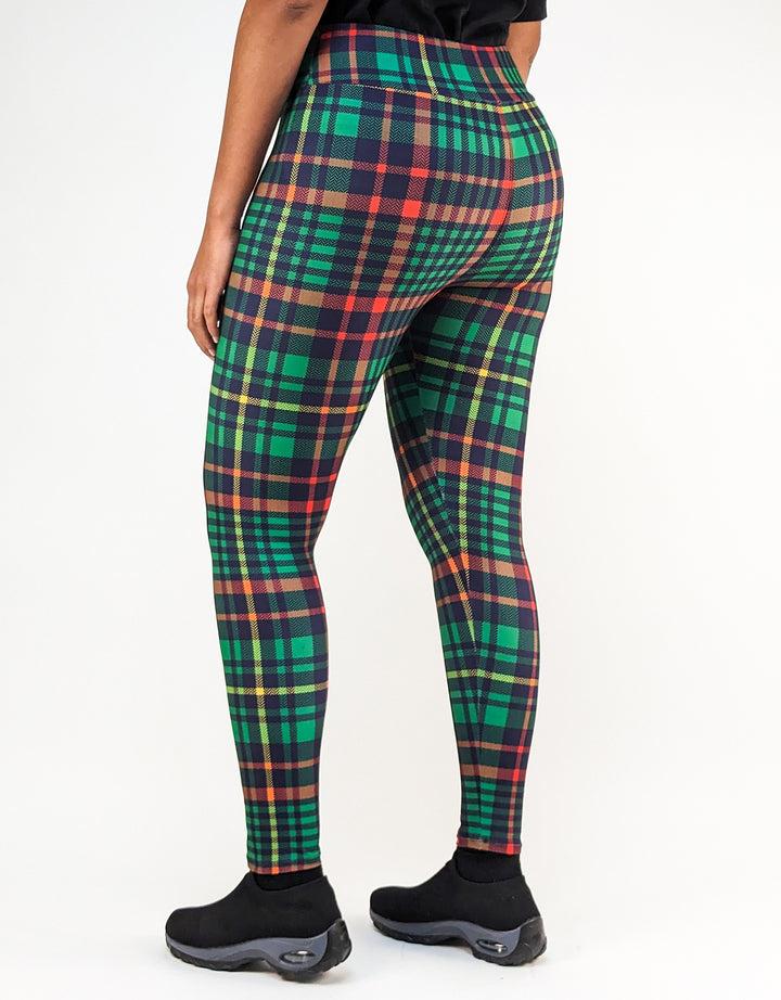 Christmas Tartan-Adult Leggings