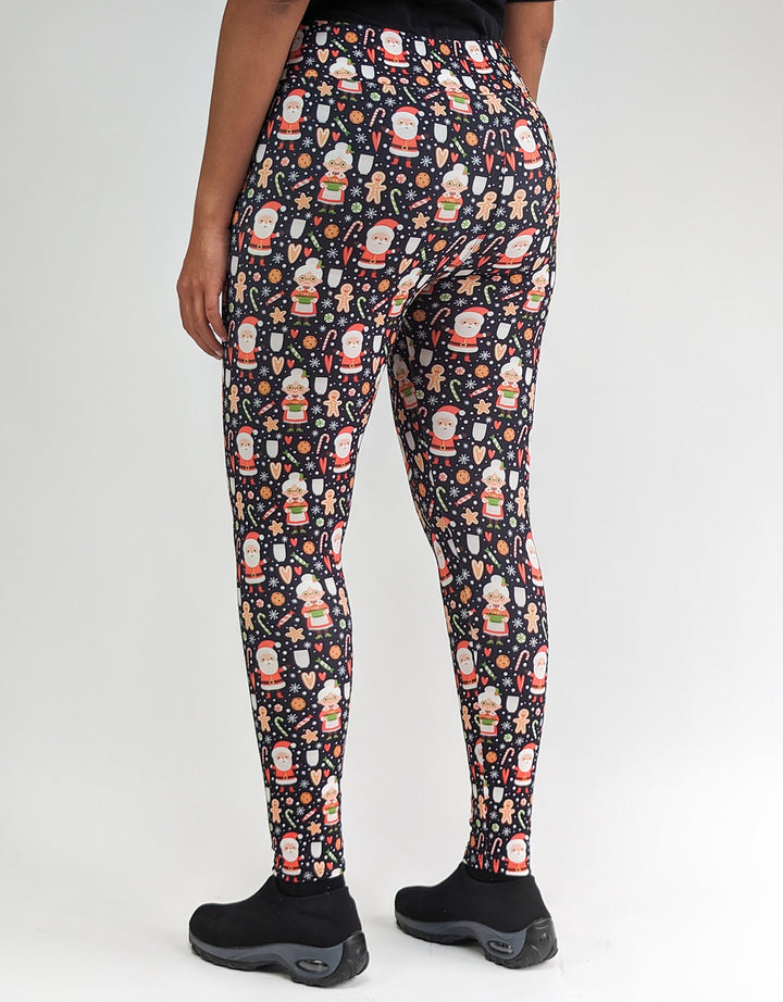 Mr & Mrs Santa-Adult Leggings