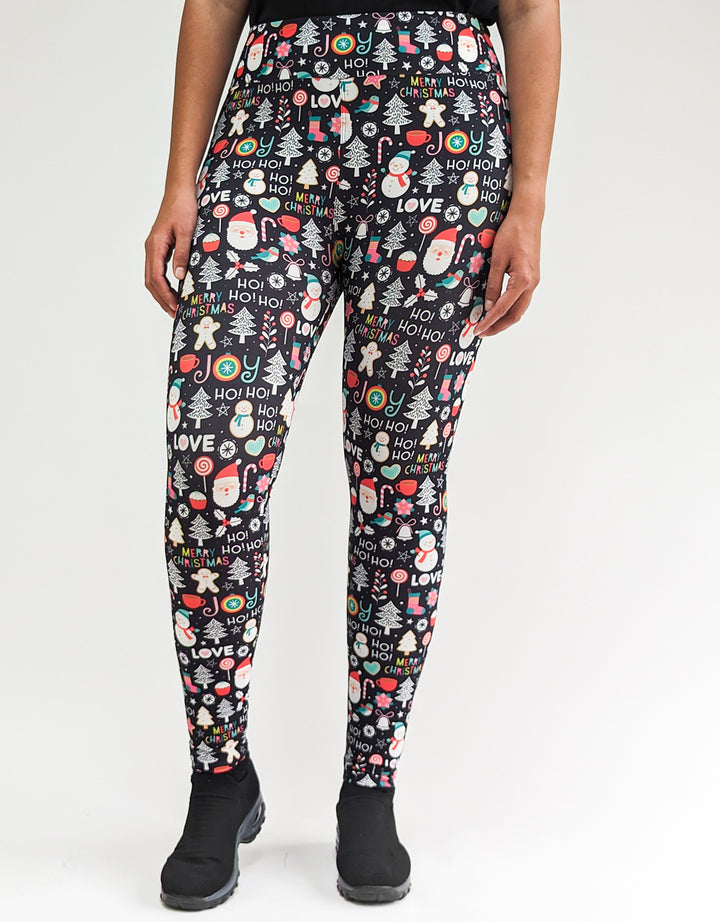 Ho Ho Holiday-Adult Leggings