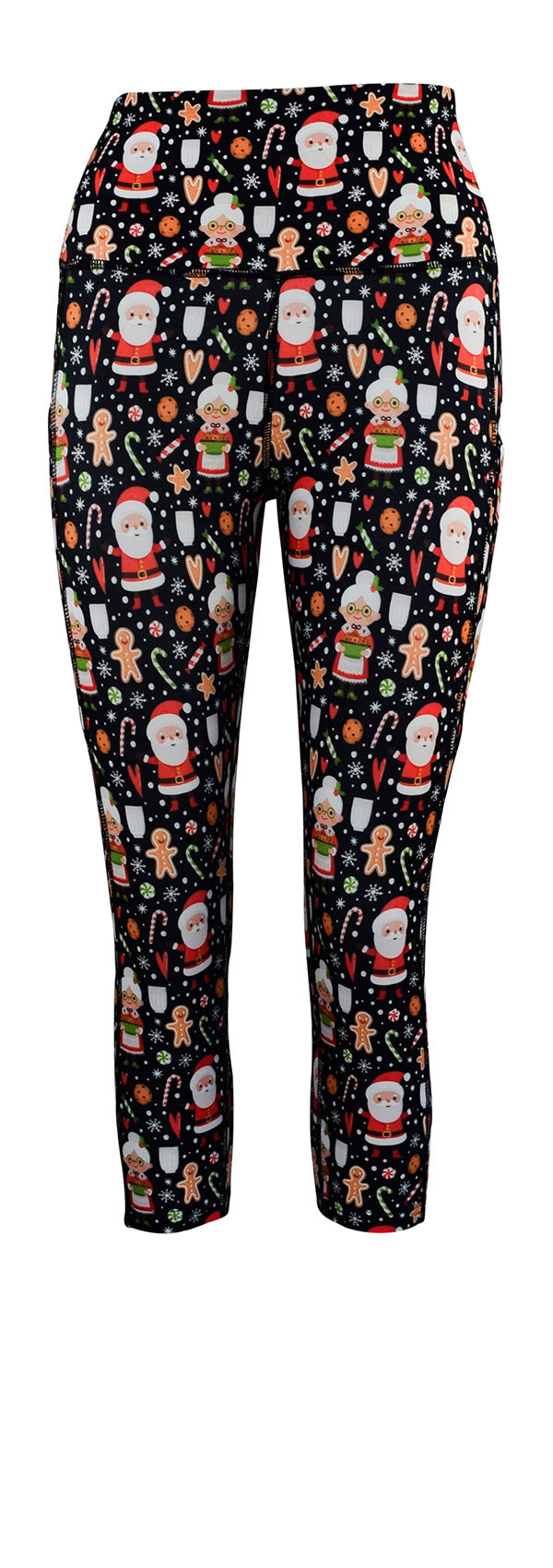 Mr & Mrs Santa + Pockets-Adult Pocket Leggings