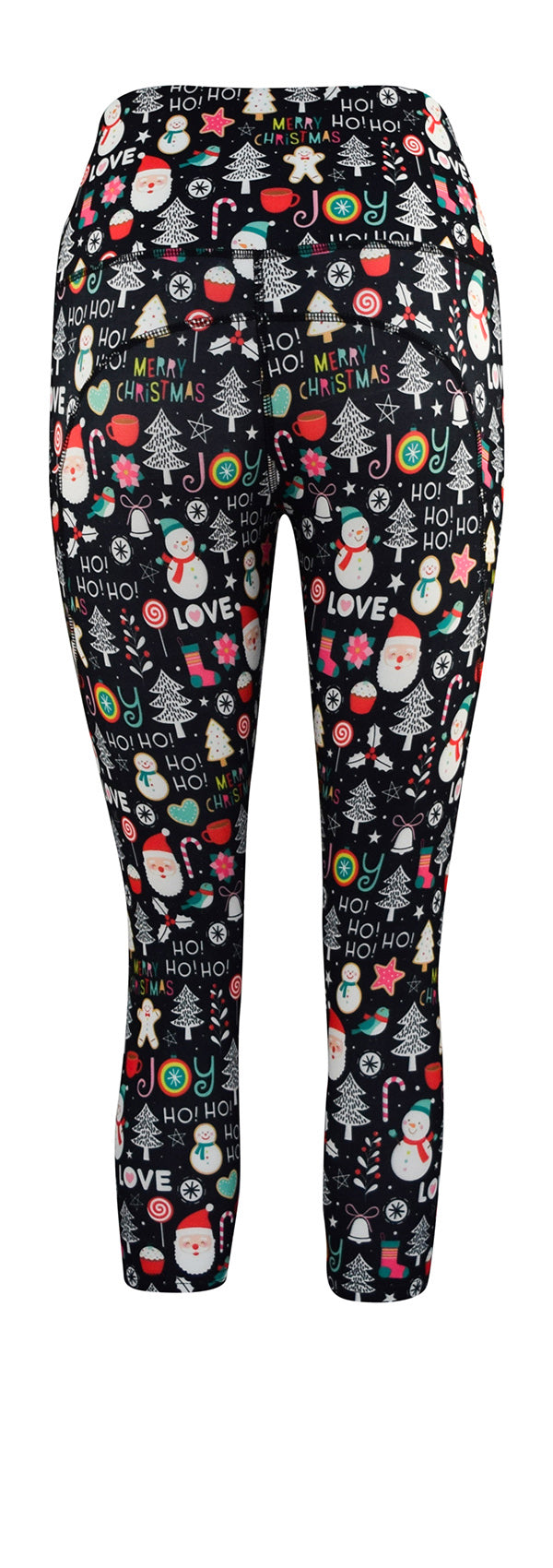 Ho Ho Holiday + Pockets-Adult Pocket Leggings