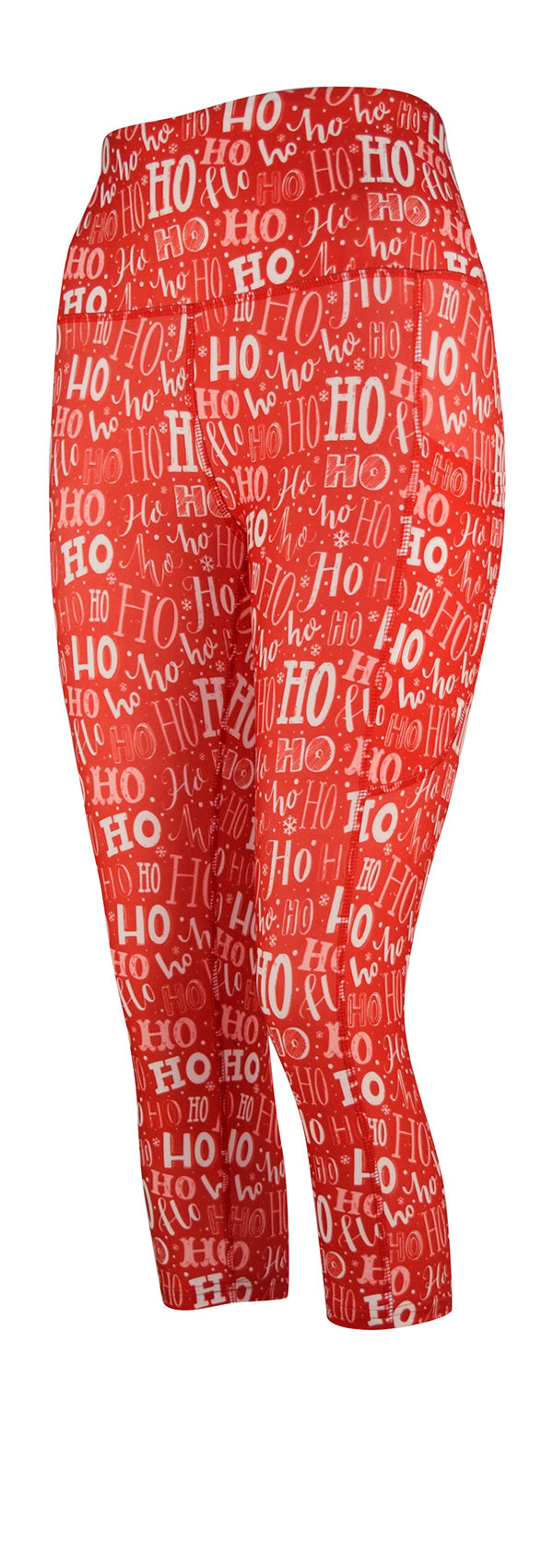Ho Ho Ho + Pockets-Adult Pocket Leggings