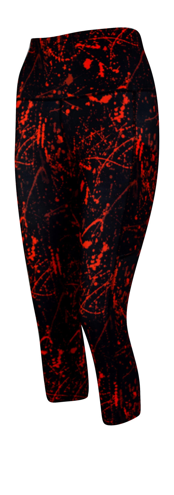 Paint The Town Red + Pockets-Adult Pocket Leggings