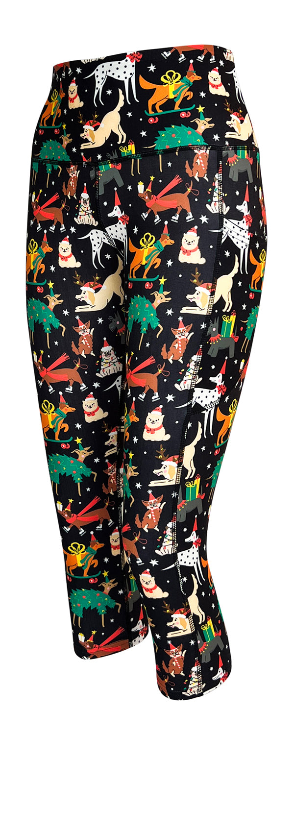 Jingle Paws + Pockets-Adult Pocket Leggings