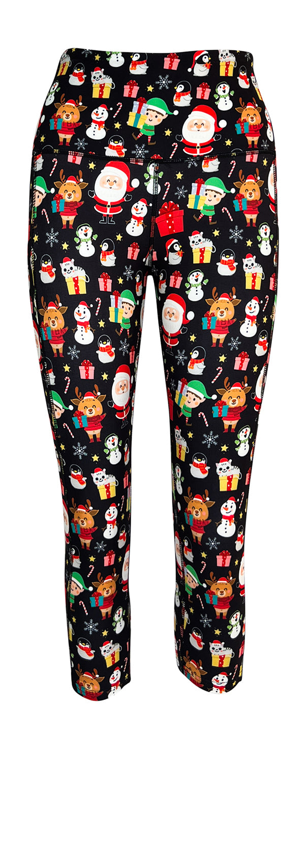 Santa's Little Helpers + Pockets-Adult Pocket Leggings