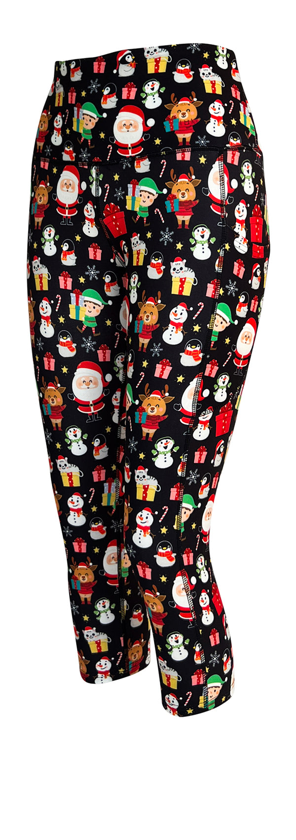 Santa's Little Helpers + Pockets-Adult Pocket Leggings