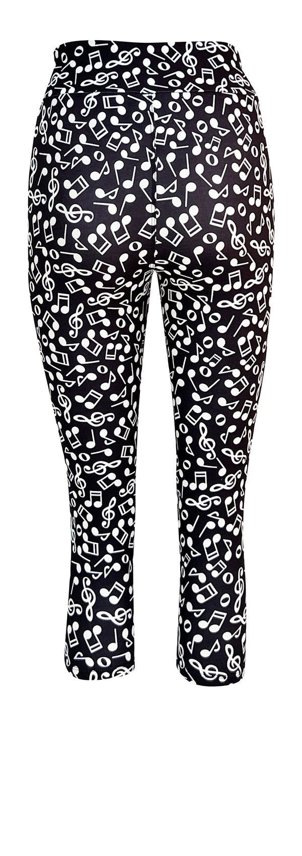 Sound of Music Leggings Musical Choir Print Soft Stretchy