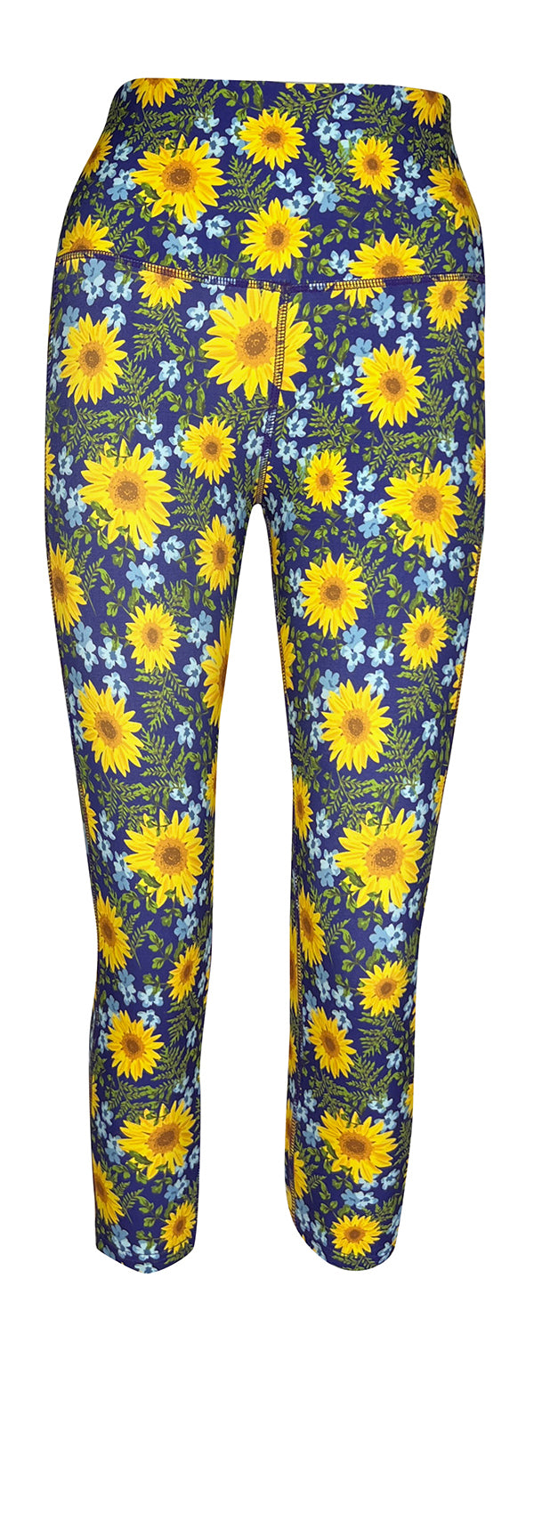 Sunflower Meadow + Pockets-Adult Pocket Leggings