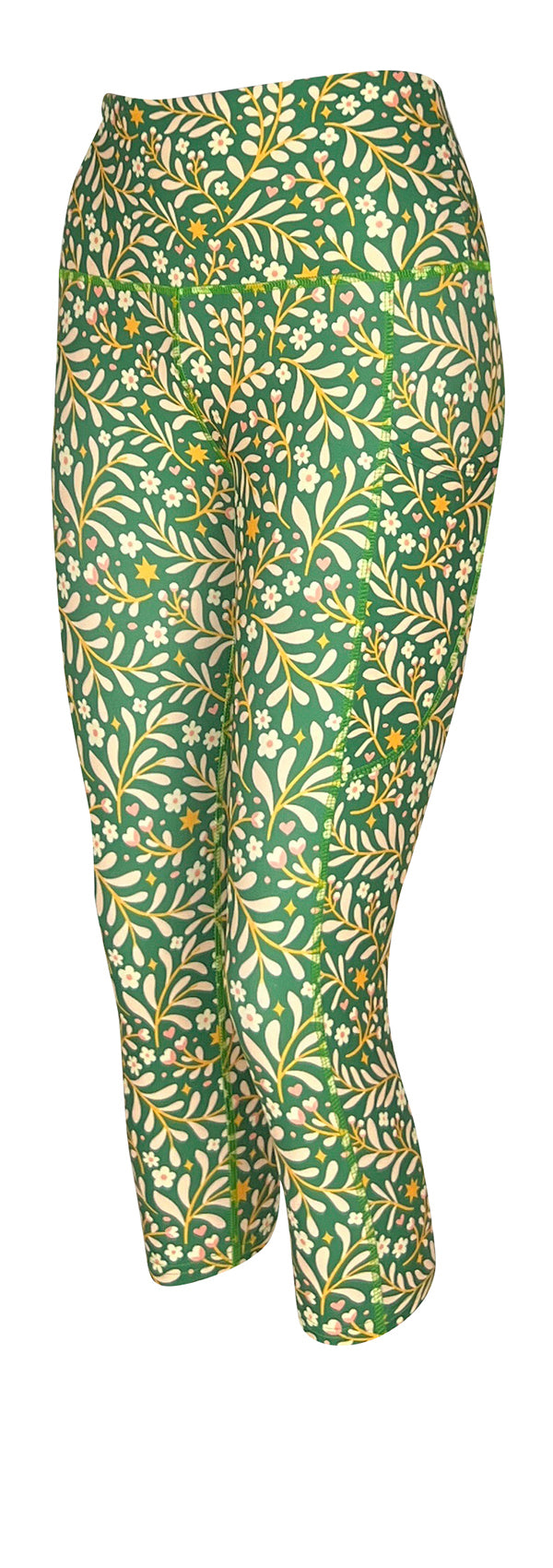 Serenity Garden + Pockets-Adult Pocket Leggings