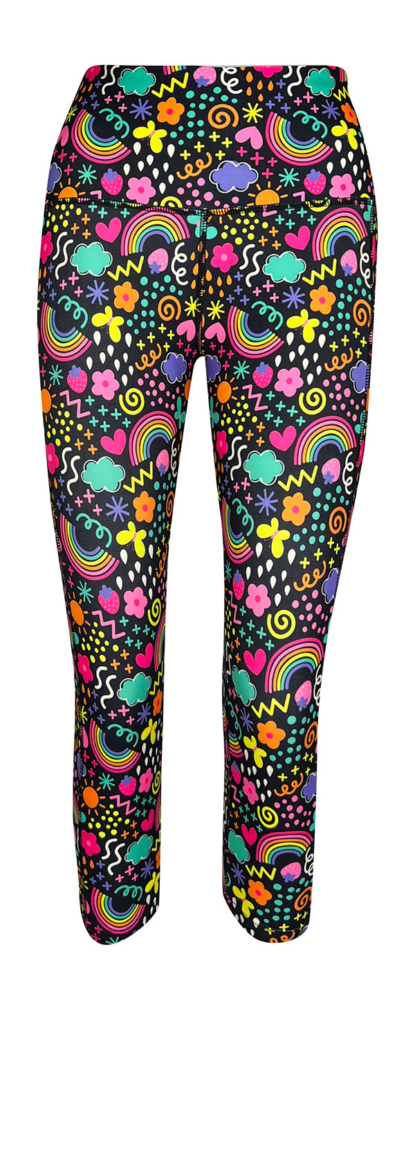 Over The Rainbow + Pockets-Adult Pocket Leggings