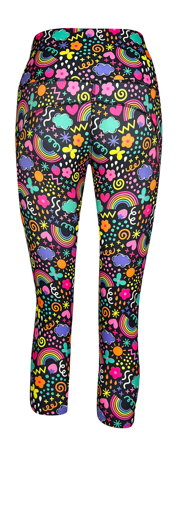 Over The Rainbow + Pockets-Adult Pocket Leggings