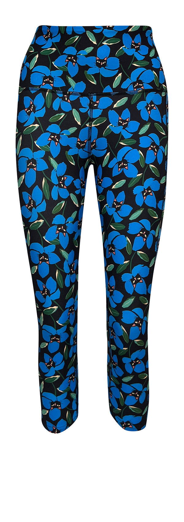 Peekaboo Petals + Pockets-Adult Pocket Leggings