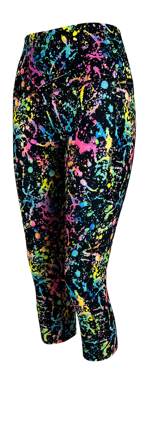 Neon Fusion + Pockets-Adult Pocket Leggings