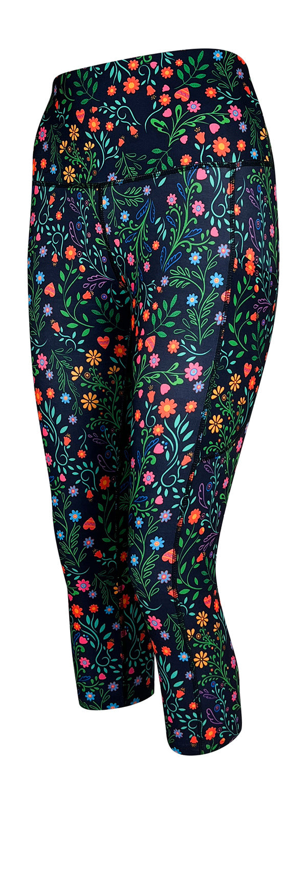 Garden Of Love + Pockets-Adult Pocket Leggings