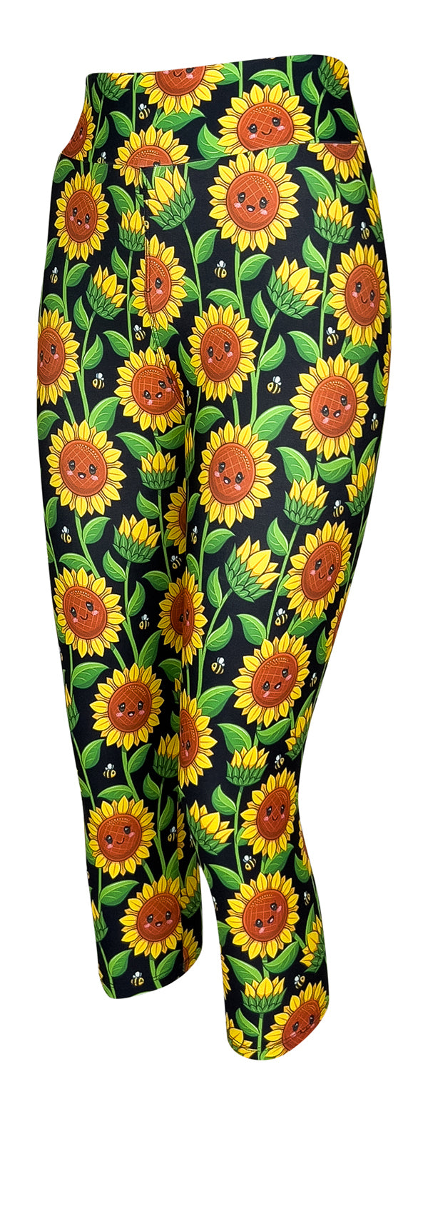 Sunflower Smiles-Adult Leggings