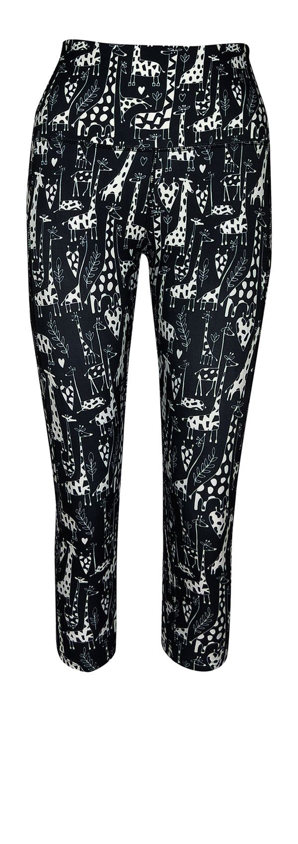 Giraffe Safari + Pockets-Adult Pocket Leggings