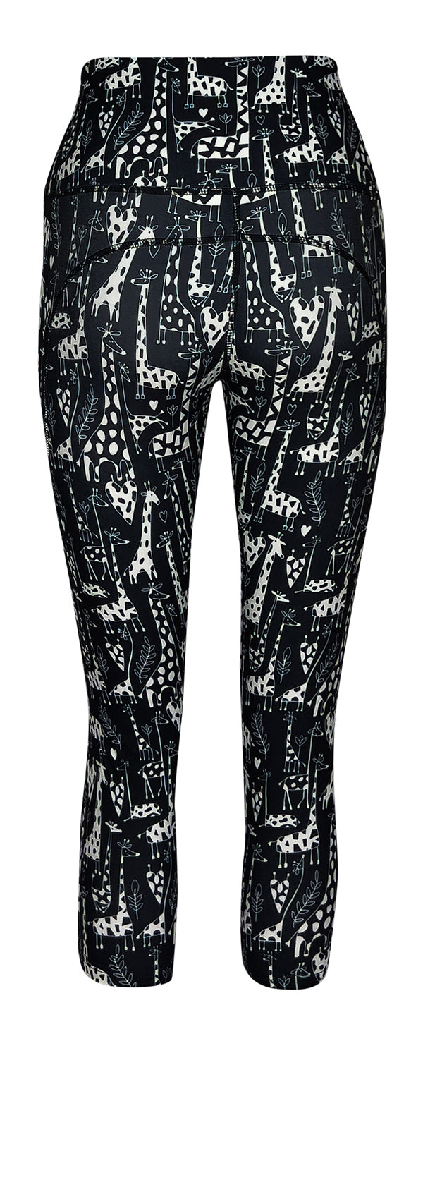 Giraffe Safari + Pockets-Adult Pocket Leggings