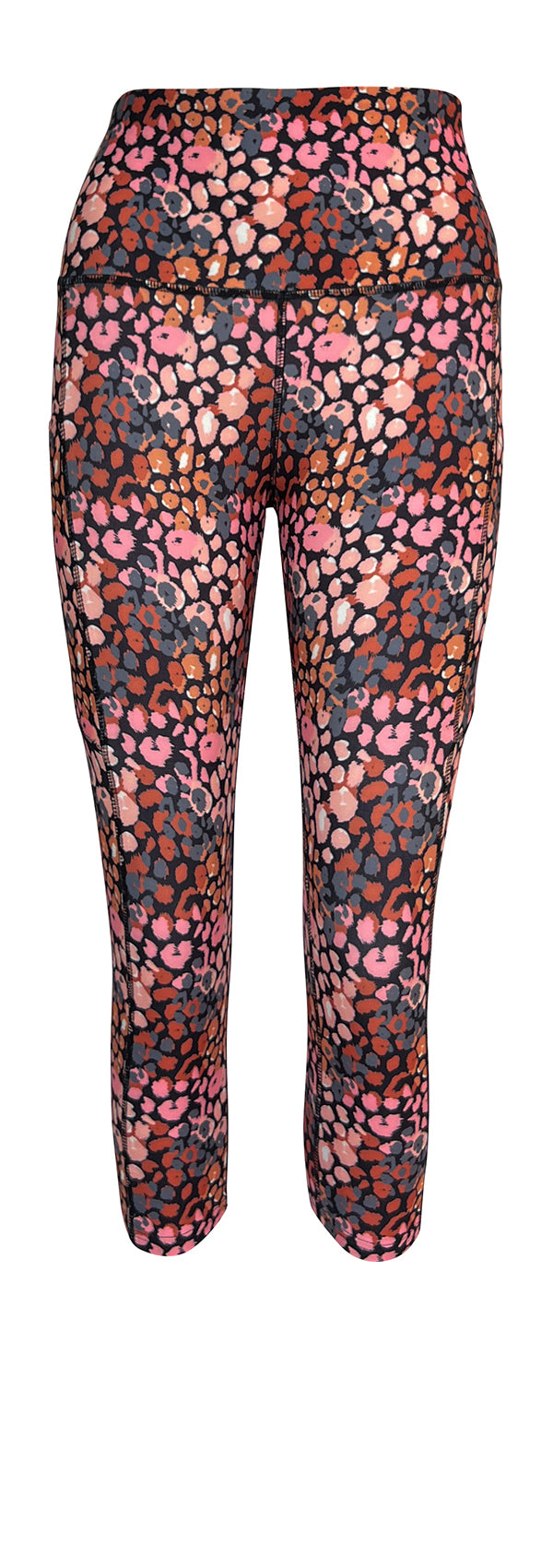 Autumn Leopard + Pockets-Adult Pocket Leggings