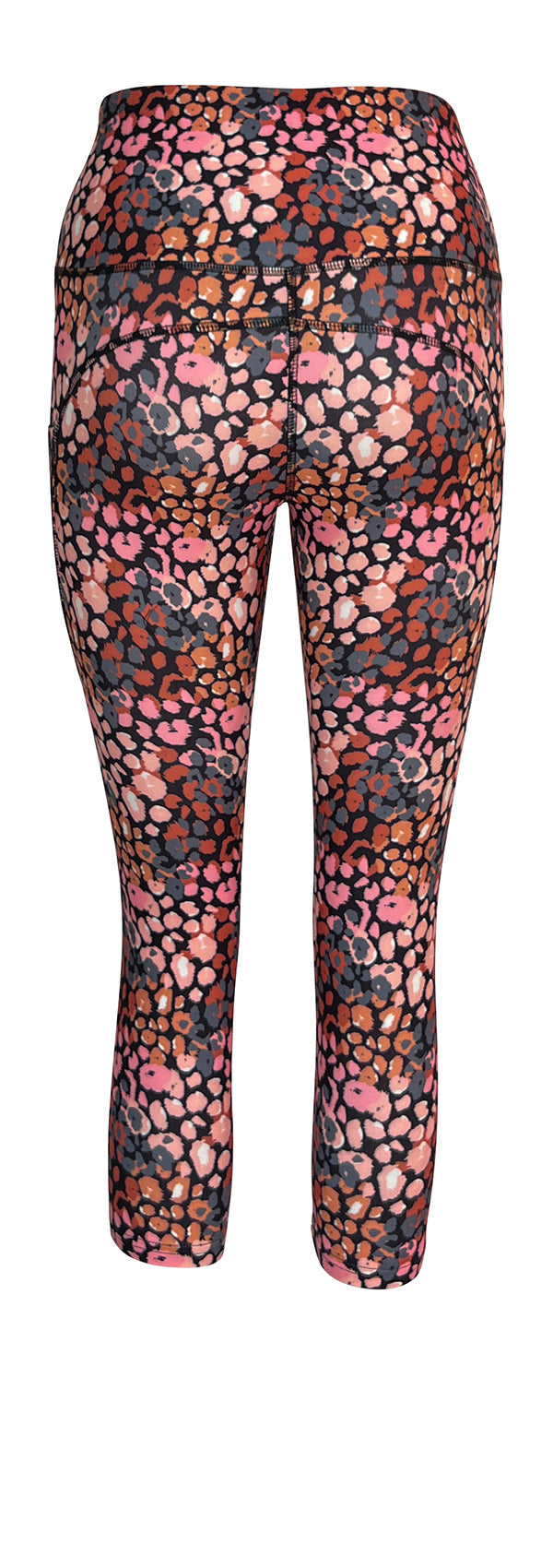 Autumn Leopard + Pockets-Adult Pocket Leggings