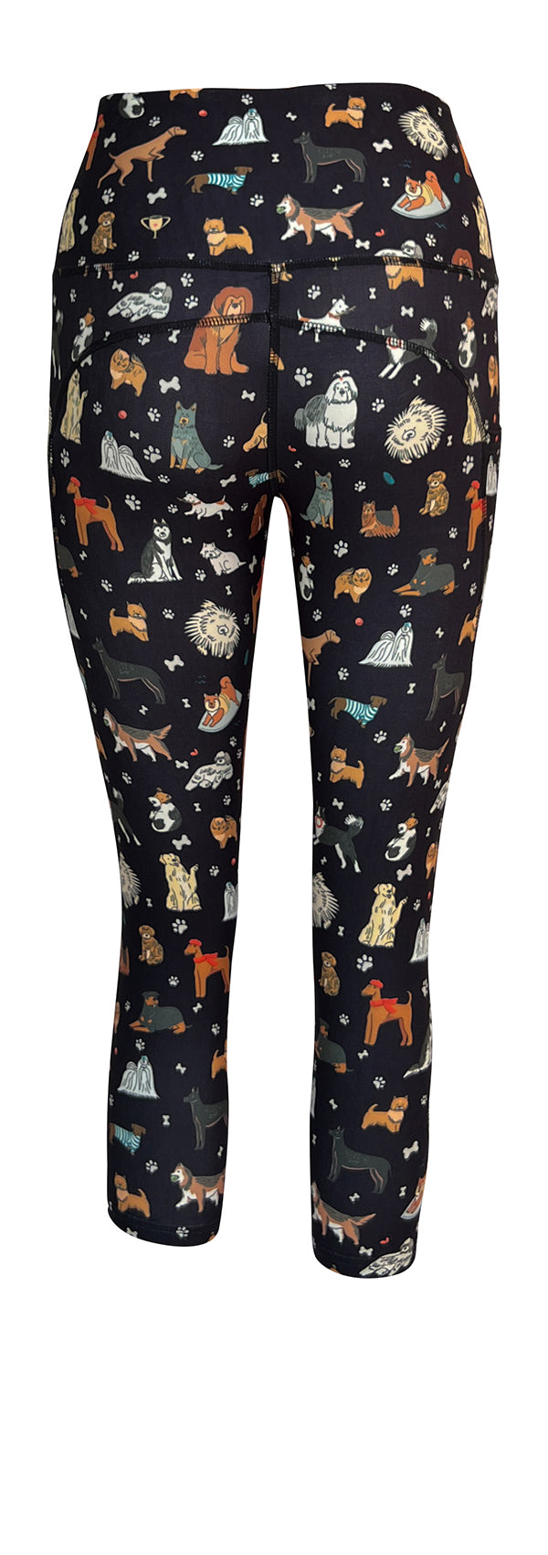 Doggy Delight + Pockets-Adult Pocket Leggings