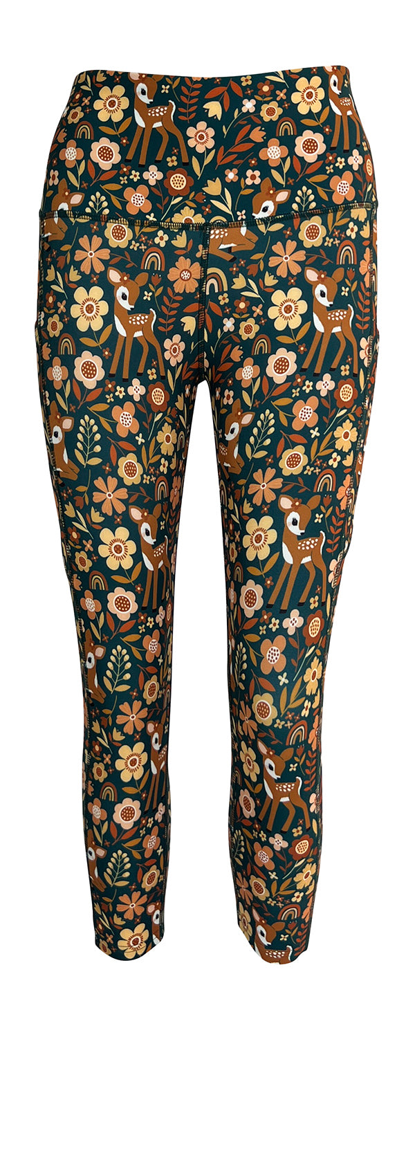 Deers + Pockets-Adult Pocket Leggings