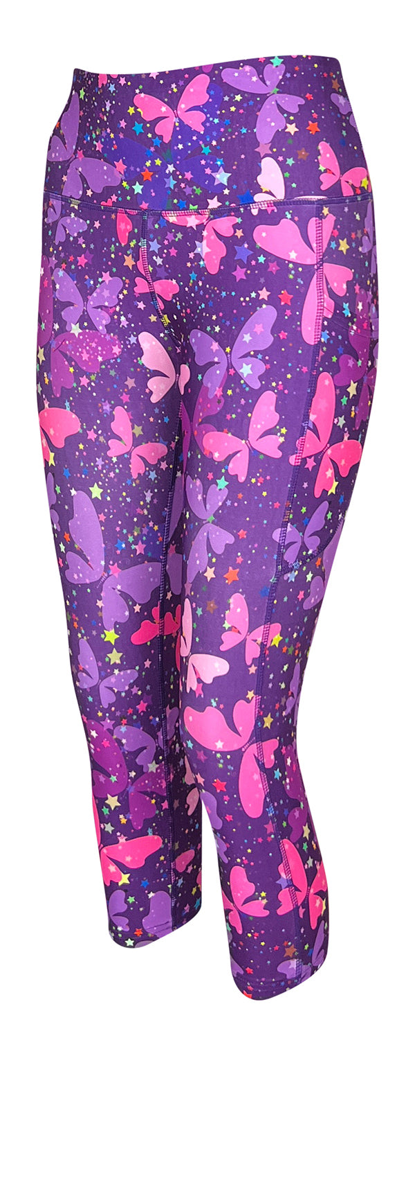 Butterfly Galaxy + Pockets-Adult Pocket Leggings