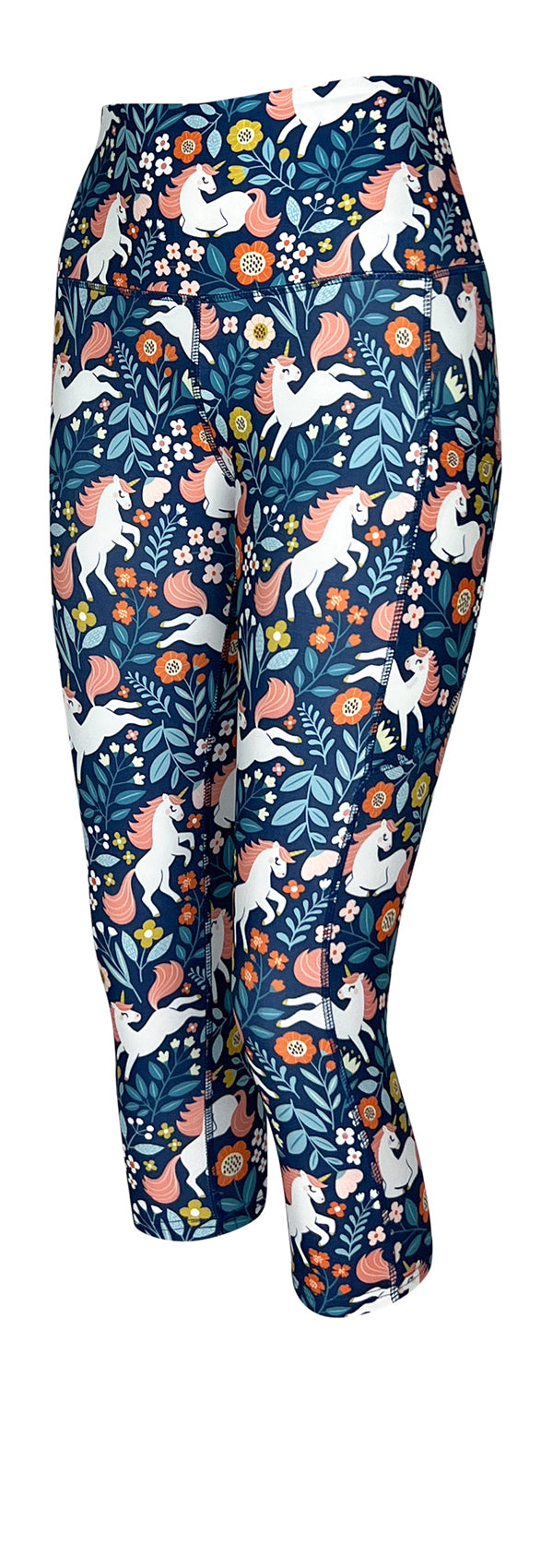 Unicorn Dreamland + Pockets-Adult Pocket Leggings